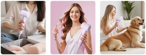 Suszarka COSHARE HD22E SuperFlowSE Fioletowy 1500W