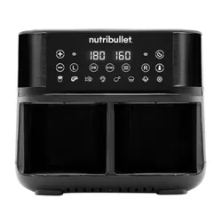Air Fryer Frytkownica beztłuszczowa NUTRIBULLET Twin Drawer NBA081B 8l z podwójnym koszem