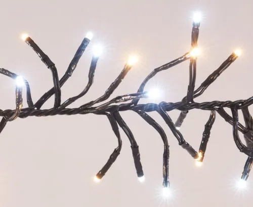 Lampki choinkowe CHRISTMAS DECORATION Łańcuch Świetlny 1152 LED Timer Zimny i Ciepły Biały