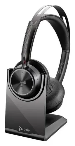 Poly Voyager Focus 2 m USB-C-C + USB-C/A + podstawka do ładowania (A4HT2AA)