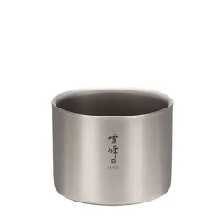 Kubek termiczny Snow Peak Titanium Double Wall M400 Stacking Mug