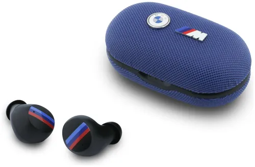 Słuchawki dokanałowe BMW M Metal Logo ENC Niebieski