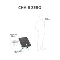 Krzesło turystyczne Helinox Chair Zero - black