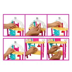 LALKA BARBIE ZESTAW FARMA WESOŁYCH KUREK zestaw z lalką Barbie kurczaczkami HGY88