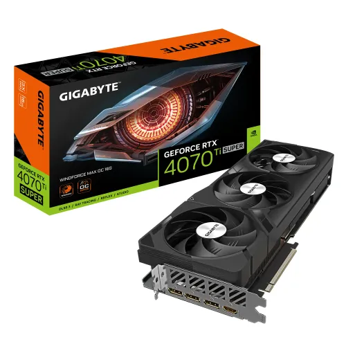 Karta graficzna Gigabyte GeForce RTX 4070 Ti Super Windforce Max OC 16GB GDDR6X 256bit DLSS 3