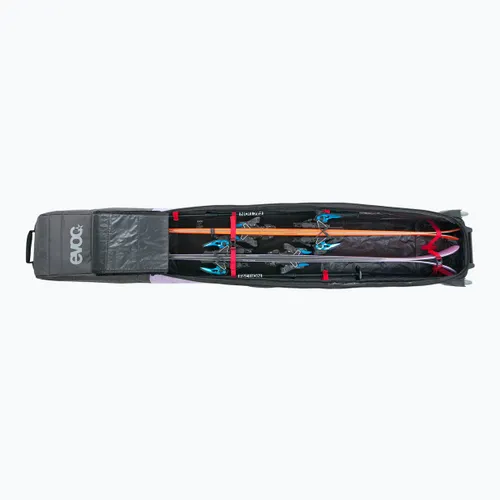Pokrowiec na narty Evoc Ski Roller carbon grey/purple rose/black 175 cm