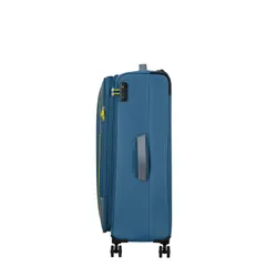 Walizka duża poszerzana American Tourister Pulsonic - coronet blue