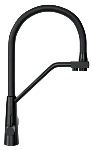 Bateria Globalo Olintio Black 1.1 Czarny mat Stal szlachetna