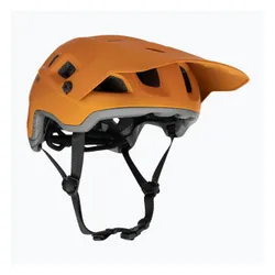 Kask rowerowy MET Terranova orange/ titanium metalic matt