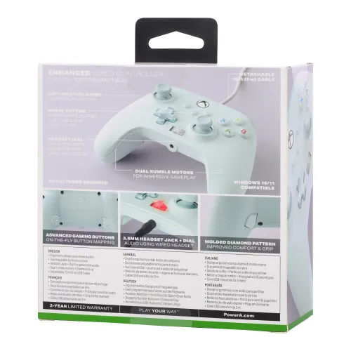 Powera Enhanced Cotton Candy Blue Pad для Xbox Series X / S, Xbox One, ПК-проводная