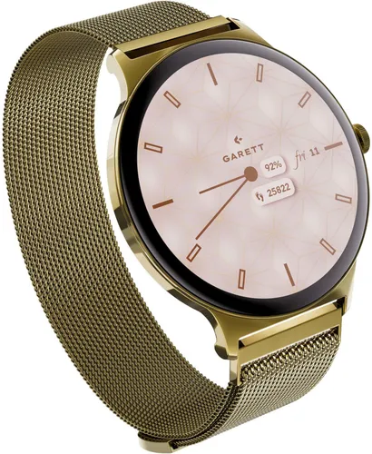 Smartwatch GARETT Verona 2 Złoty Mesh