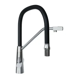 Bateria Globalo Olintio Black/Inox 1.1 Czarno-stalowy Stal szlachetna