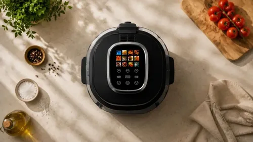 Air Fryer Frytkownica beztłuszczowa EXTRALINK Home Glass SJ-400G 4l ze szklanym pojemnikiem