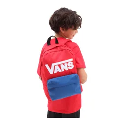 Çocuk Sırt Çantası Vans Yeni Skool 20 l - mavi / gerçek kırmızı