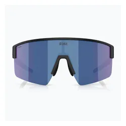 Okulary przeciwsłoneczne Bliz P004 Small matte black/grey blue mirror