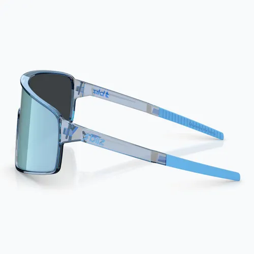 Okulary przeciwsłoneczne Bliz P001 transparent blue/smoke ice blue multi