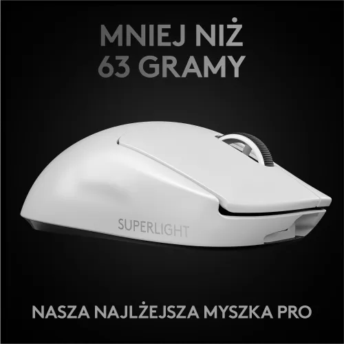 Myszka gamingowa Logitech G Pro X Superlight Biały