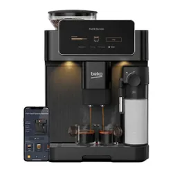 Ekspres BEKO CaffeExperto CEG8564B 50 programów ColdBrew Kawy mrożone 19 bar Stalowy młynek Zdalne sterowanie Czarny