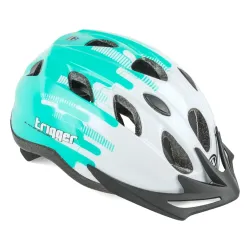 Kask rowerowy Author Trigger biało-turkusowy