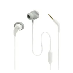 Słuchawki przewodowe JBL Endurance Run 2 Wired White Dokanałowe Mikrofon Biały
