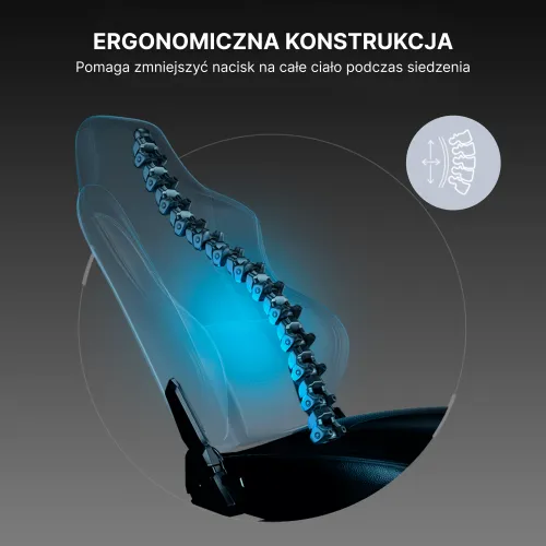 Fotel Anda Seat Luna L Pink Fabric Gamingowy do 100kg Tkanina Różowy