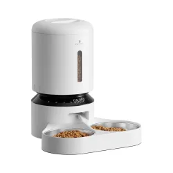 Dozownik Petlibro Granary 5l z podwójną misą Biały