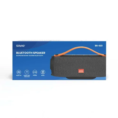 Głośnik Bluetooth Savio BS-023 10W Radio FM Czarny