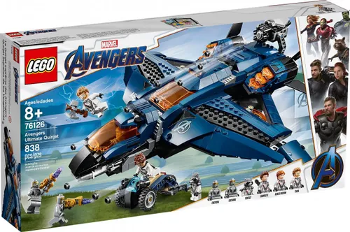 Конструктор Lego Marvel великолепный Quinjet Avengers (76126)