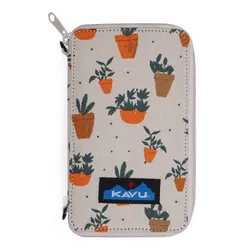 Кошелек Kavu дорожный чехол Go Time - potted plants