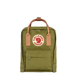 Fjallraven Kanken Mini foliage yeşil / şeftali kum sırt çantası