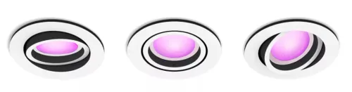 Oświetlenie punktowe Philips Hue White and Color Ambiance Centura 3szt. Biały