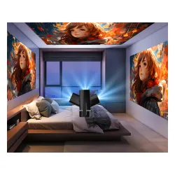 Projektor BLOW Cinema SOUND HD Ready Wi-Fi Bluetooth Android TV Przenośny z Etui