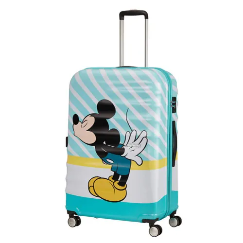 Bavul büyük American Tourister Wavebreaker Disney-Mickey blue kiss