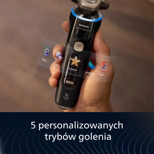 Golarka PHILIPS Seria i9000 Prestige Ultra SkinIQ Pro XP9400/31 Na mokro i sucho