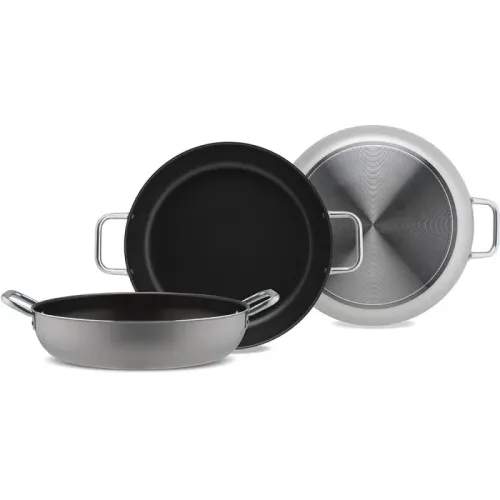 Patelnia nieprzywierająca z dwoma uchwytami PIARDI HOME GRANDE FAMIGLIA 32 cm