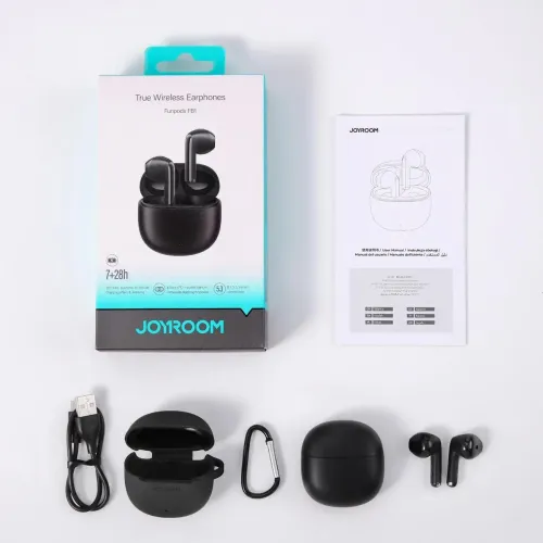 Słuchawki bezprzewodowe Joyroom Funpods JR-FB1 Douszne Bluetooth 5.3 Czarny