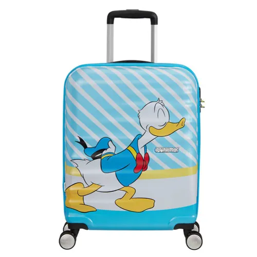 Walizka kabinowa American Tourister Wavebreaker Disney - Donald blue kiss