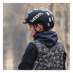 Kask rowerowy dziecięcy woom Kids black