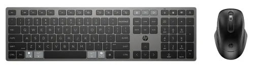 Zestaw klawiatura i mysz HP 720 Multi bezprzewodowa czarno-szara
