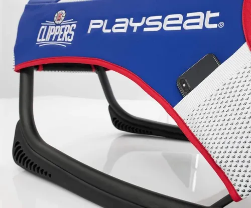 Fotel Playseat Champ NBA-LA Clippers Gamingowy do 122kg Tkanina Niebiesko-biały