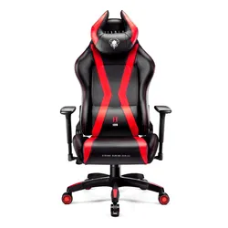 Fotel Diablo Chairs X-Horn 2.0 King Size Gamingowy do 180kg Skóra ECO Czarno-czerwony