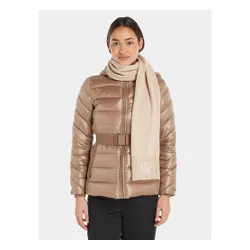 Calvin Klein Jeans Monologo Embro tricot eșarfă K60k611262 Fildeș YBI