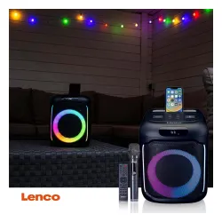 Power Audio Lenco PA-101BK 100W Bluetooth Czarny