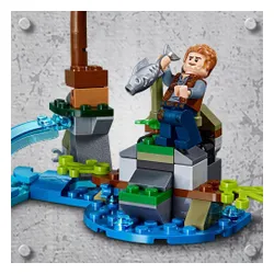 Конструктор Lego Jurassic World столкновение с бариониксом: охота за сокровищами (75935)