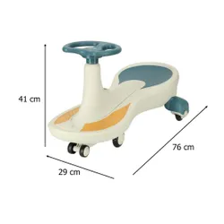 Jeździk Grawitacyjny Dla Dzieci 76Cm Świecące Koła LED Muzyka Max Do 100Kg