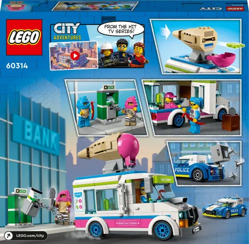 LEGO 60314 City Policyjny pościg za furgonetką z lodami