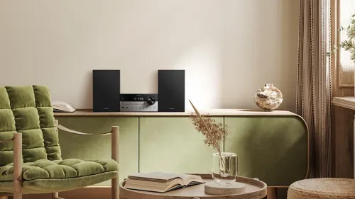 Wieża Philips TAM4205M2/12 80W Bluetooth Radio FM Czarno-srebrny