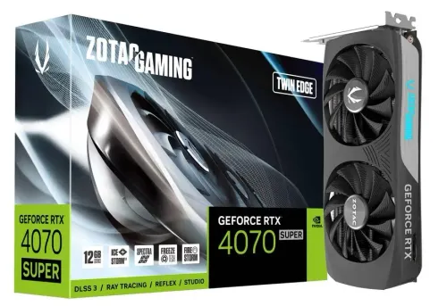 Karta graficzna Zotac GeForce RTX 4070 Super Twin Edge 12GB GDDR6X 192bit DLSS 3