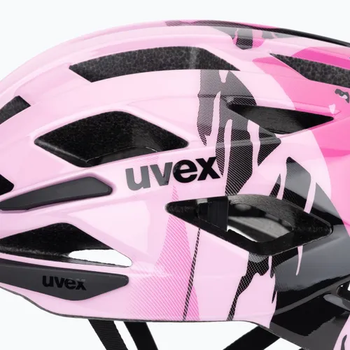 Kask rowerowy dziecięcy UVEX Air Wing 2 strawberry/black
