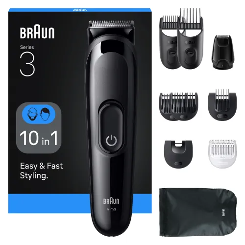 Trymer Braun AIO3560 7 nasadek 50min